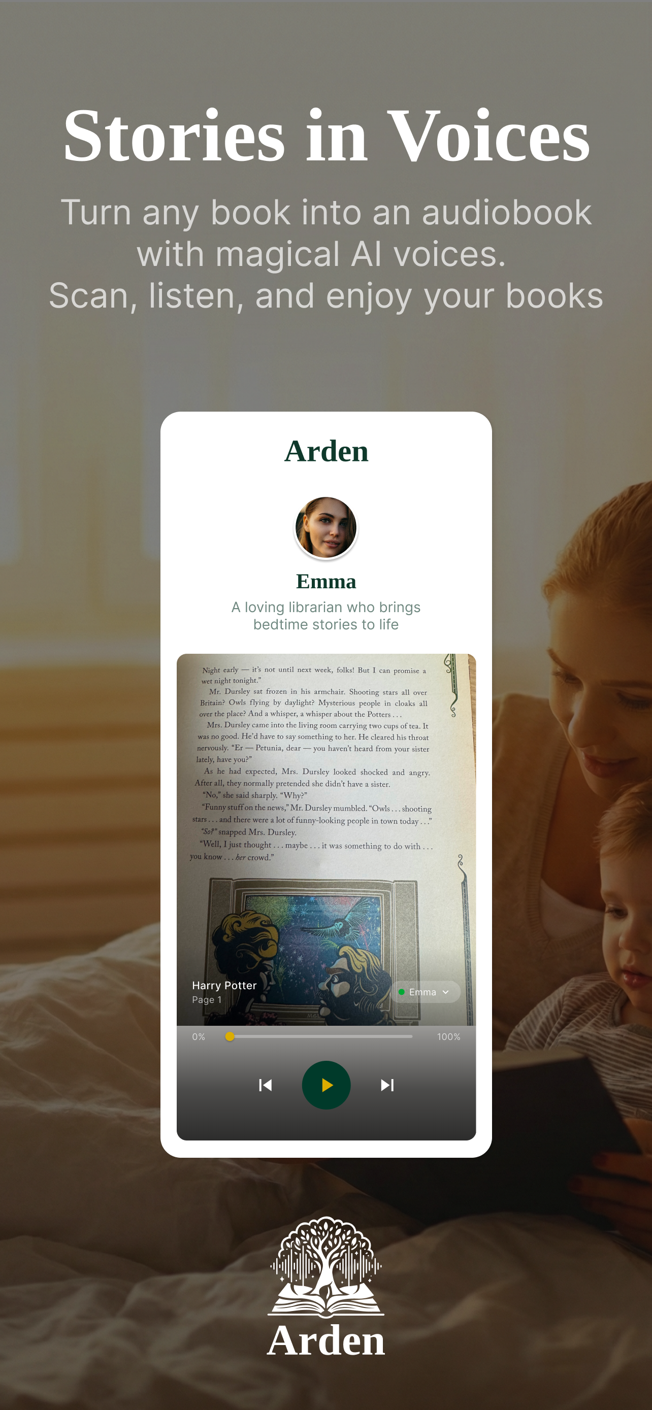 Arden App - Stories in Voices